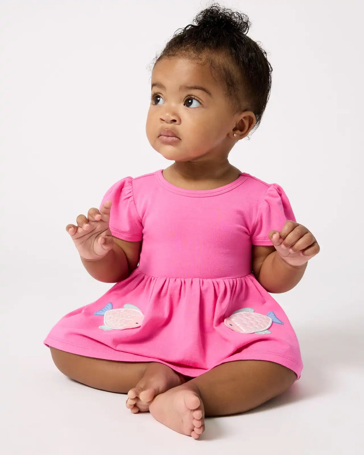 Sparkling Scales Empire Tunic Top with Bloomer