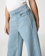 Light Blue Wide Leg Denim Pants