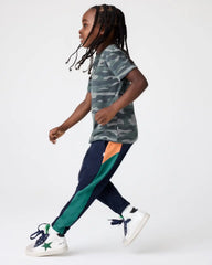 Classic Navy Panel Jogger