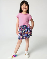 Wild Garden Tiered Skort