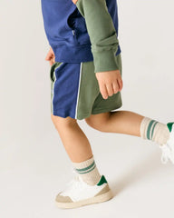 Moss Piped Shorts