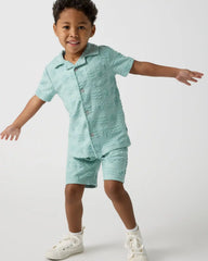 Coastal Rays Drawstring Shorts