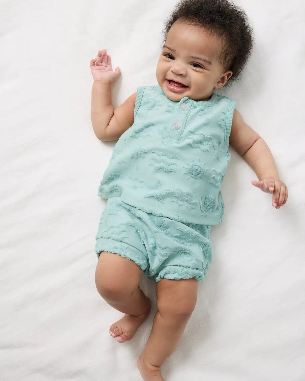 Coastal Rays Henley Tank Set