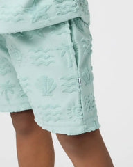 Coastal Rays Drawstring Shorts