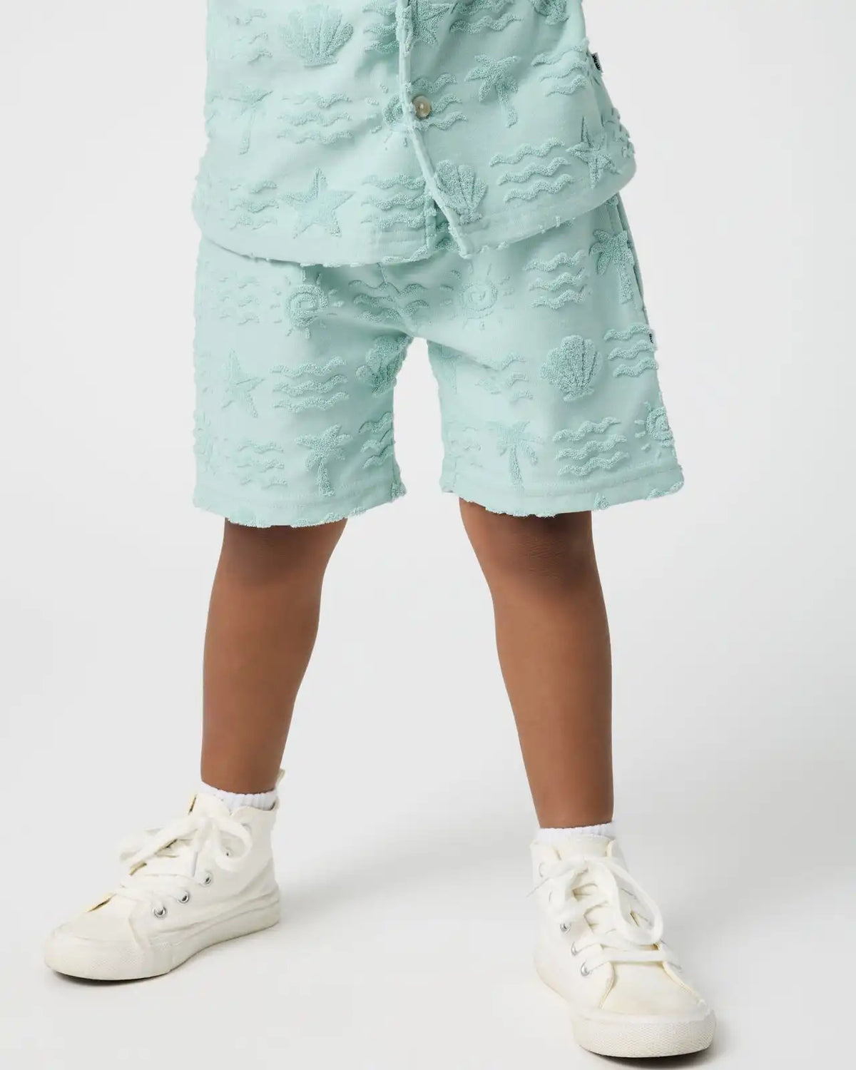 Coastal Rays Drawstring Shorts