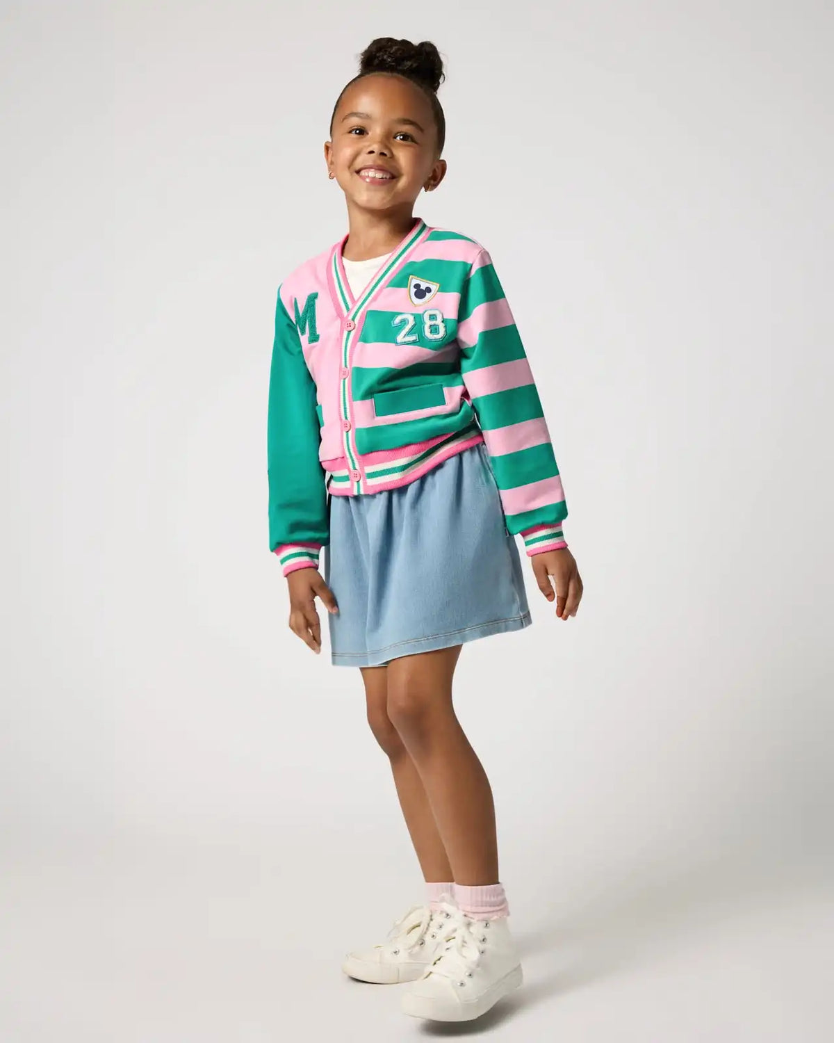 Disney Mickey Mouse Sports Club Varsity Cardigan