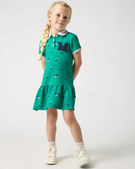 Disney Mickey Mouse Racket Rally Drop Waist Dress