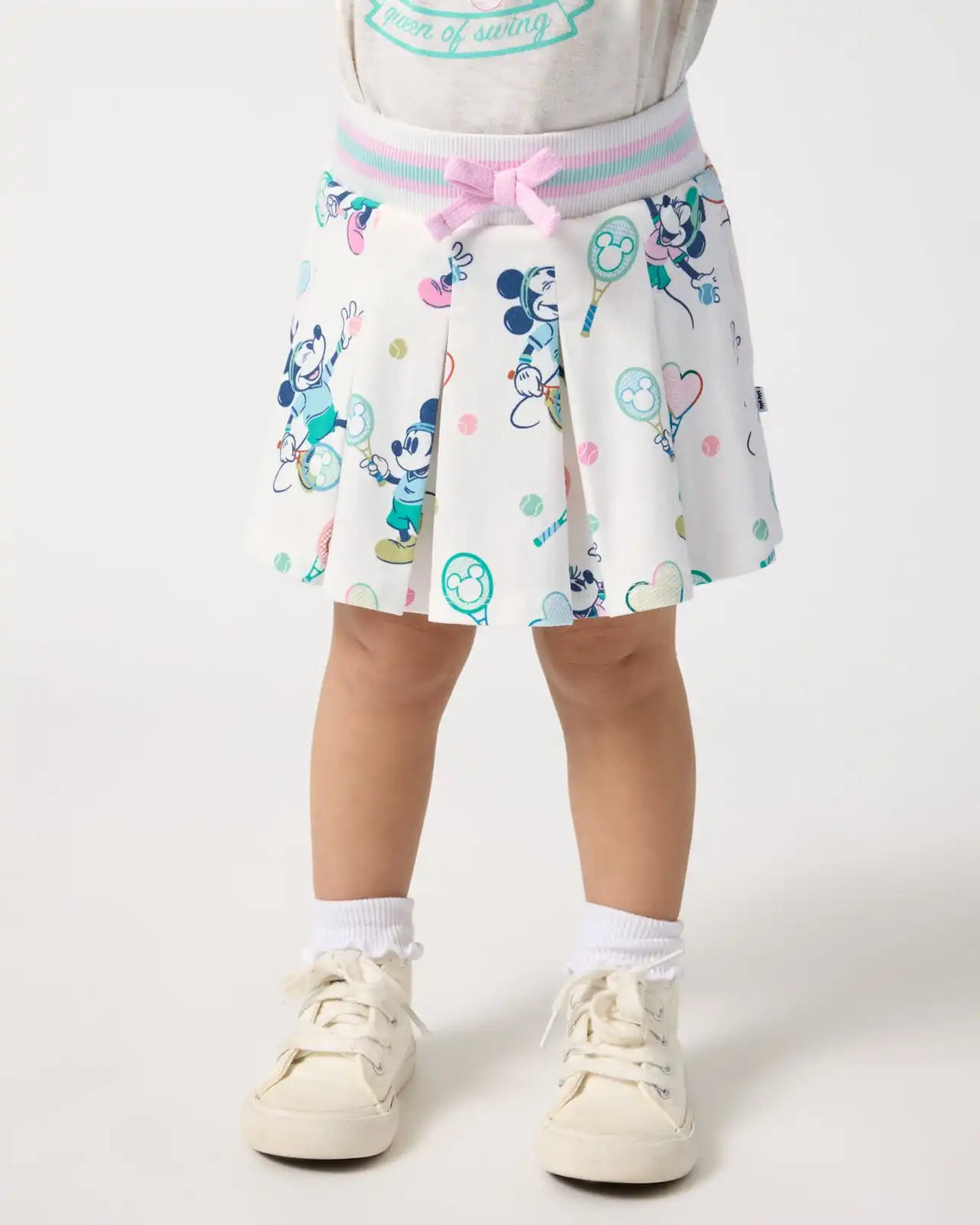 Disney Mickey Mouse & Minnie Mouse Match Pleated Skort