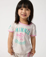 Disney Minnie Mouse Queen of Swing Ringer Tee
