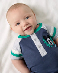 Disney Mickey Mouse Sports Club Henley Shorty Romper