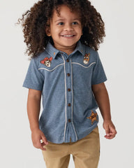 Disney & Pixar The Roundup Gang Button Down Polo