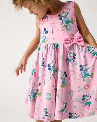 Disney Mickey Mouse & Minnie Mouse Match Twirl Dress
