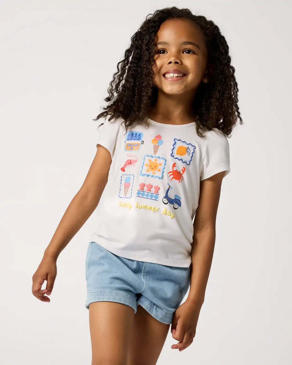 Ciao Bella Bow Back Puff Sleeve Tee