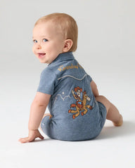 Disney & Pixar The Roundup Gang Polo Shorty Romper