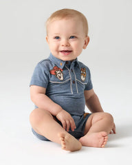 Disney & Pixar The Roundup Gang Polo Shorty Romper