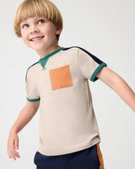 Linen Heather Relaxed Pocket Tee