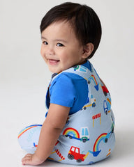 Rainbow Trucks Overall Set