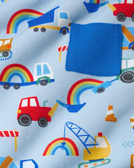 Rainbow Trucks Relaxed Pocket Tee