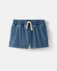 Midwash Blue Denim Shorts