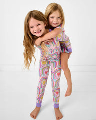 Disco Rainbows Two-Piece Pajama Set