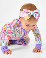 Disco Rainbows Luxe Bow Headband