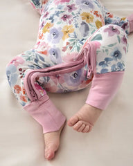 Tiny Blooms Crescent Zippy