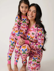 Flutter Garden Women's Long Sleeve Pajama Top