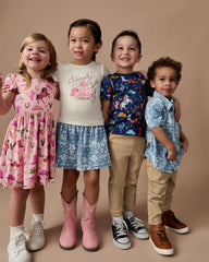 Pink Rancher Roundup Skater Dress