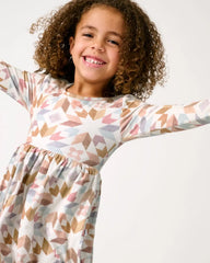 Kaleidoscope Dreams Ribbed Skater Dress