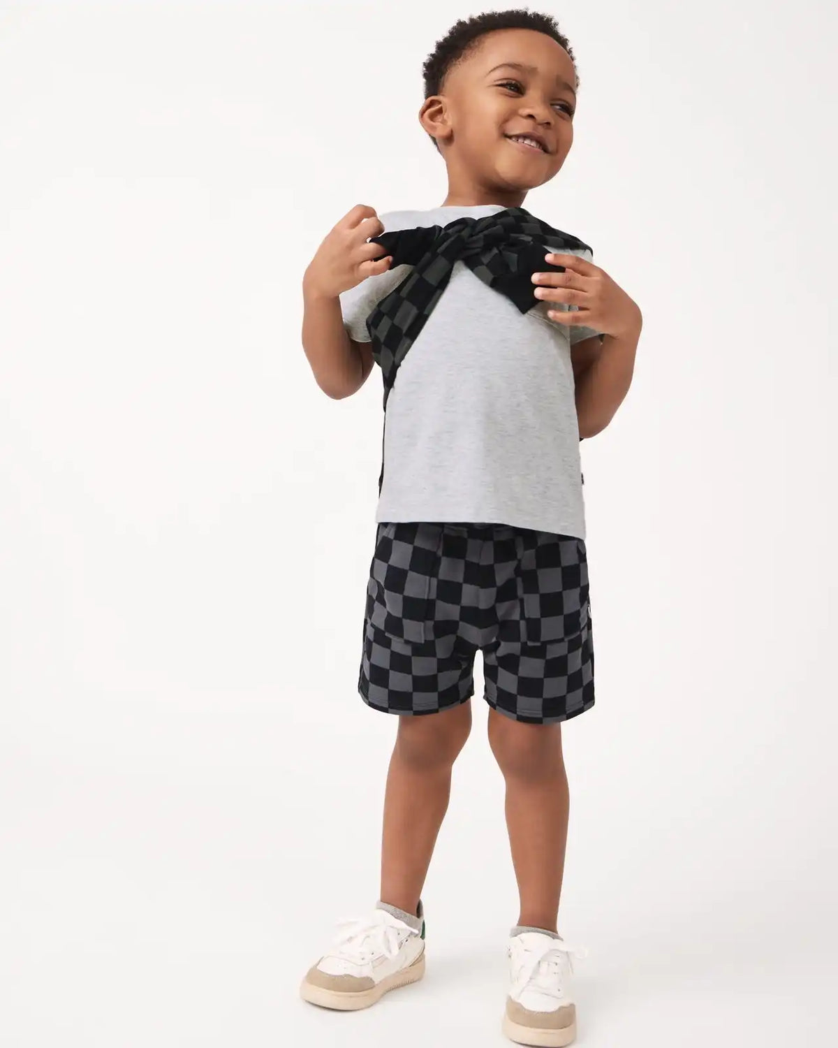 Monochrome Checks Shorts