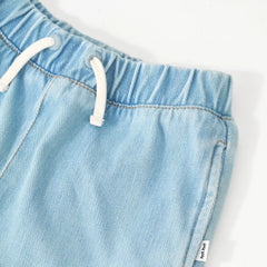 Light Blue Denim Shorts