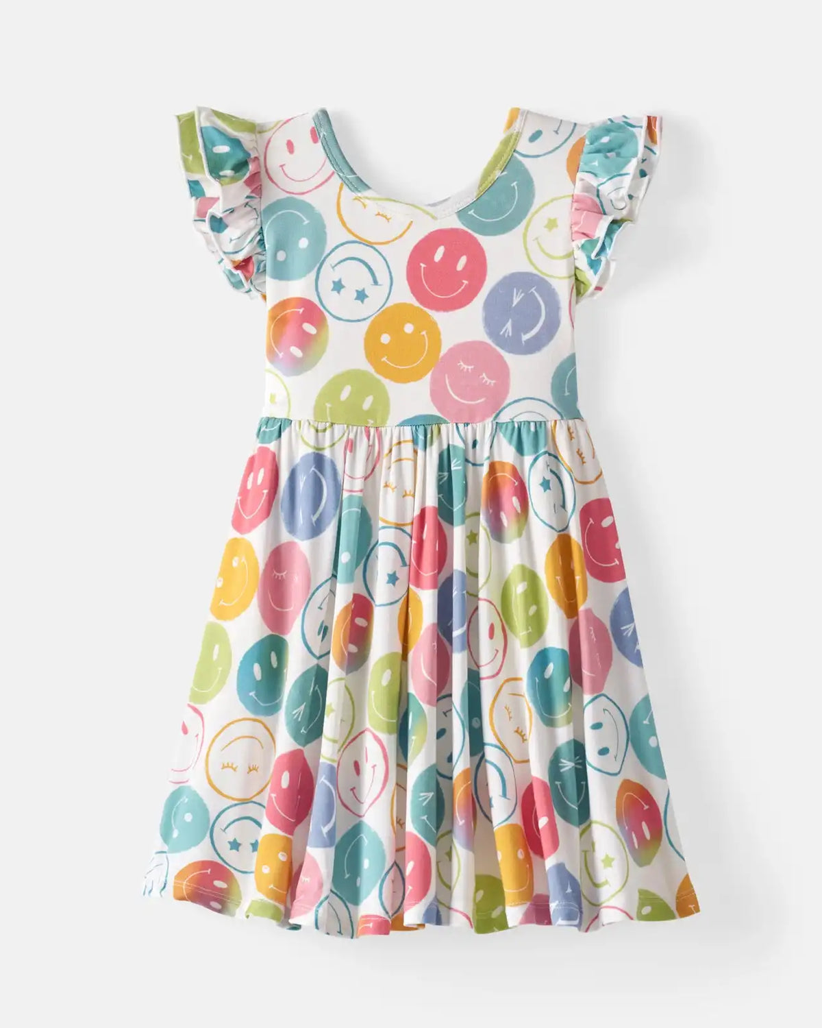 Positive Vibes Flutter Twirl Dress