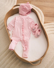 Prima Pink Bear Booties