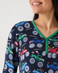 Monster Truck Madness Women's Pajama Top