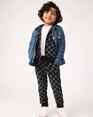 Monochrome Checks Jogger