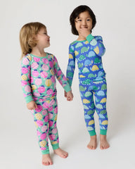 Shell Parade Two-Piece Pajama Set