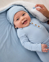 Light Fog Ribbed Mini Cloud Blanket®