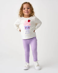 Lilac Haze Ribbed Legging