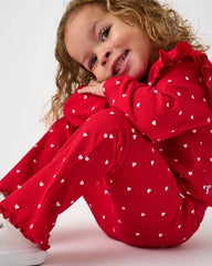 Little Love Ribbed Flare Pant