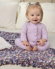 Midnight Petals Ruffle Mini Cloud Blanket®