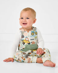 Mini Builders Overall Romper