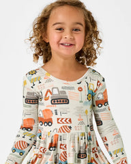 Mini Builders Skater Dress