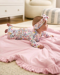 Prima Pink Ribbed Ruffle Mini Cloud Blanket®