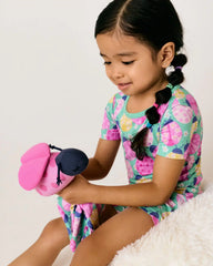 Ladybug Meadow Two-Piece Short Sleeve & Shorts Pajama Set