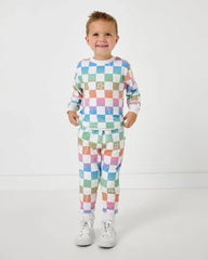 Ombre Cheery Checks Jogger