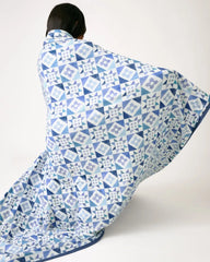 Patchwork Indigo Large Cloud Blanket®