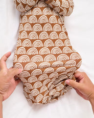 Rust Rainbows Infant Gown