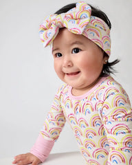 Pastel Rainbows Luxe Bow Headband