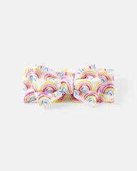 Pastel Rainbows Luxe Bow Headband