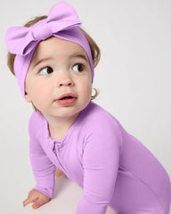 Soft Wisteria Luxe Bow Headband